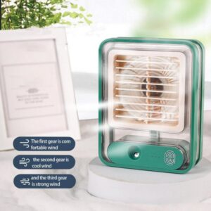 Rechargeable Battery Operated Mini Air Cooler USB Fan